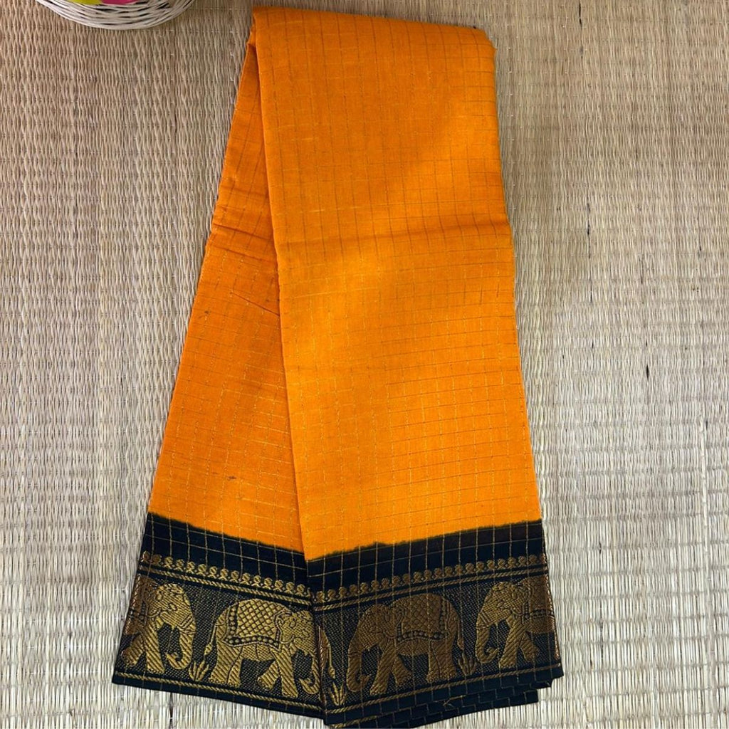 TMR30- Madurai Sungudi Saree Zari Kattam