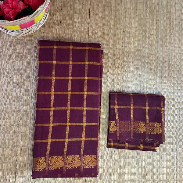 TMR31- Pavithra Kattam Sungudi Saree