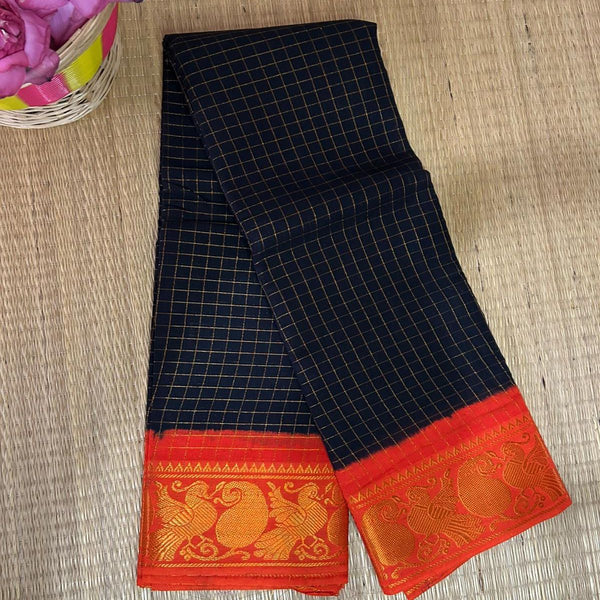 TMR33- Madurai Sungudi Saree Zari Kattam