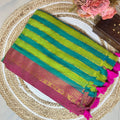 TMR37- Kanchi Border Mul Cotton Saree